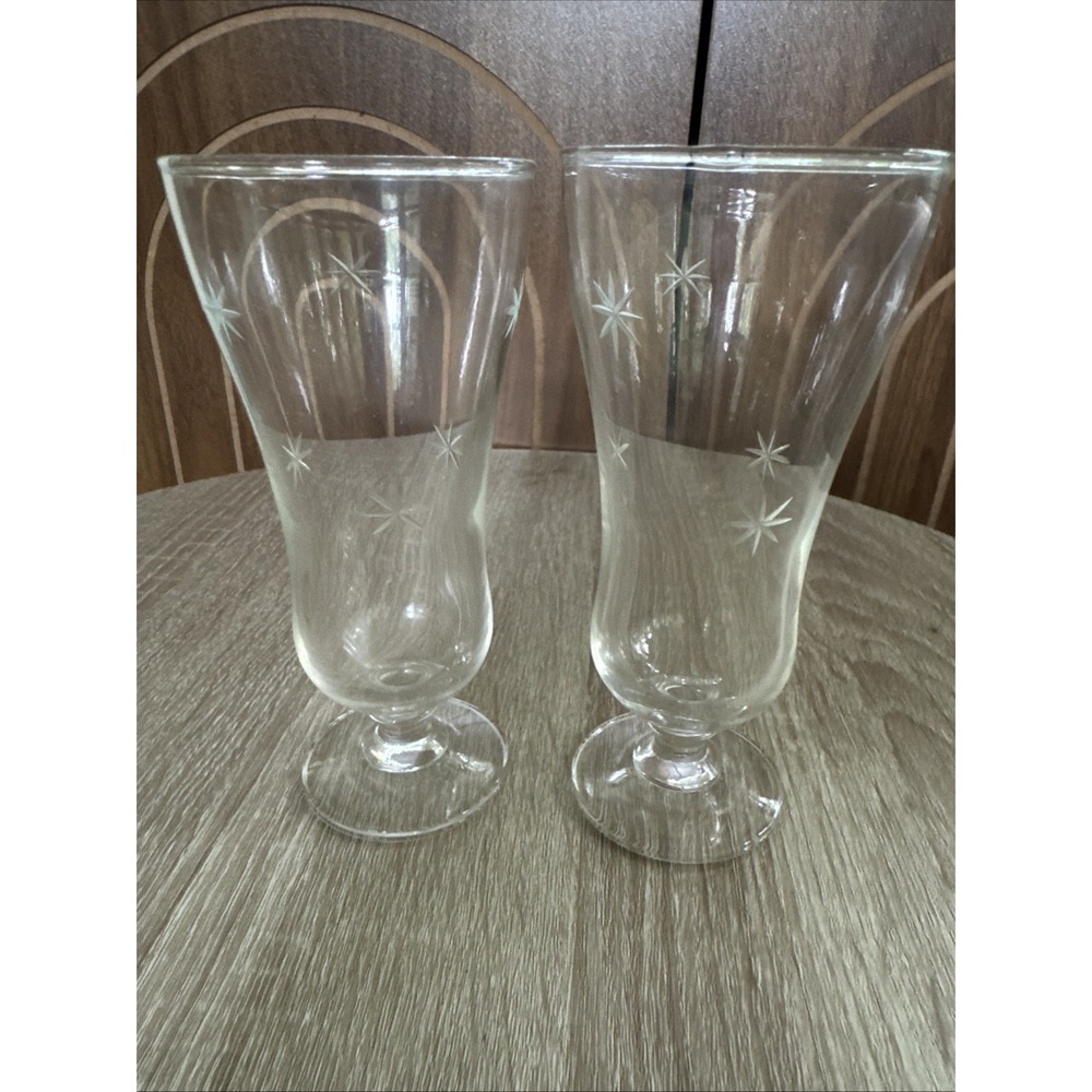 VTG Regent MCM STARS by WEST VIRGINIA GLASS SPECIALTY Parfait Glasses Cocktail 2